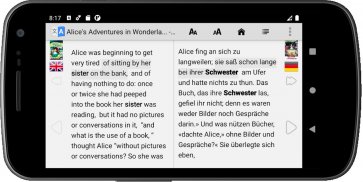 Lettore di libri bilingue screenshot 0