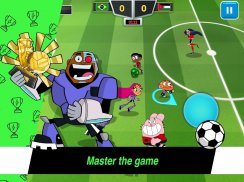 Copa Toon-Juego de fútbol screenshot 0
