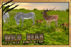 Bear Wild Serangan Simulator3D screenshot 2