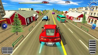 Dentro Carro Dirigindo Jogos : Extremo Corrida Em screenshot 3