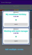 Event Manager screenshot 1