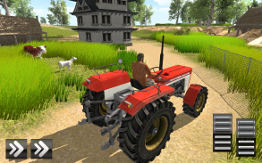 Tractor Driving Village Game screenshot 3