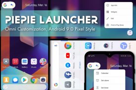 PiePie Launcher- Gaya piksel, Omni Customizable screenshot 5
