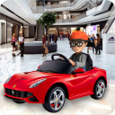 Compras Shopping Elétrico toy carro dirigindo caro Icon