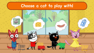 Kid-E-Cats Super Market: Trò Chơi Mua Sắm ới Mèo screenshot 2