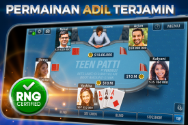 Teen Patti oleh Pokerist screenshot 1