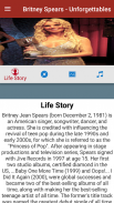 Britney Spears - Life Story , Albums and Walpapers screenshot 1