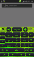 Tastiera a colori Neon Verde screenshot 7