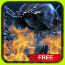 Dark Demon Fire Flames LWP Icon