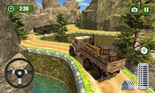 US Offroad Army Truck Mengemudi Kendaraan Darat 3D screenshot 1
