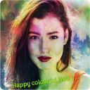 Happy Holi Photo Effect Icon