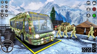 Offroad Army Bus Offline Games screenshot 5
