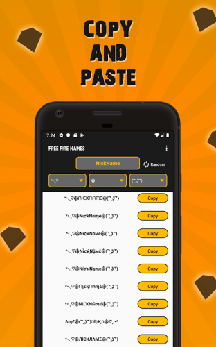 Fire Free Name Style And Nickname Generator V 1 26 Download Android Apk Aptoide