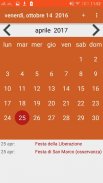 Calendario 2017 Italia screenshot 6