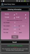 Ideal Weight Stats - BMI / BFI screenshot 3