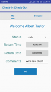 Check-In Check-Out Mobile screenshot 0