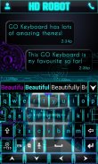 HD Robot GO Keyboard Theme screenshot 3