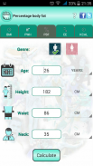 BMI Ideal weight and calories screenshot 6