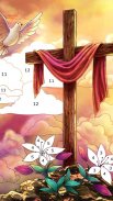 Bible Coloring - Paint by Number, Free Bible Games screenshot 19