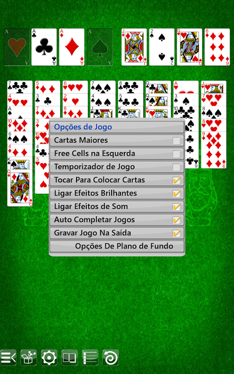 FreeCell - Jogue grátis no Jogos-Gratis.com.br