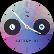 Fresh Blue Magenta Watch Face screenshot 4