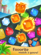 Treasure hunters– match-3 jogo screenshot 20