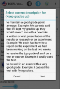 TOEFL Vocabulary Listening + quiz screenshot 4