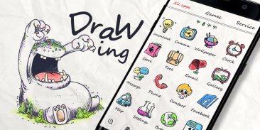 Drawing II GO Launcher Theme screenshot 4