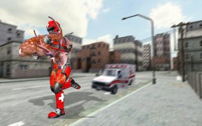 Classic Robot Animals rescue-Ranger Ambulance lite screenshot 1