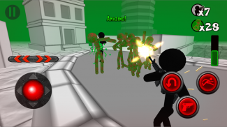 Stickman gegen Zombie-3D screenshot 0