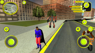 US Flying Superhero Rope Captain Vegas City screenshot 4