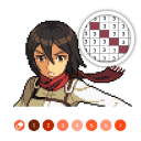 Color By Number For Attack On Titan