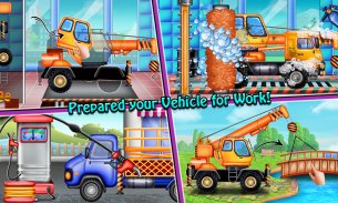 Build Town House with Trucks screenshot 6