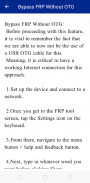 Guide for android FRP bypass screenshot 0