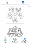 Mandala di fiori da colorare screenshot 0