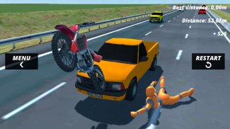 Motorcycle Ragdoll Fall screenshot 10