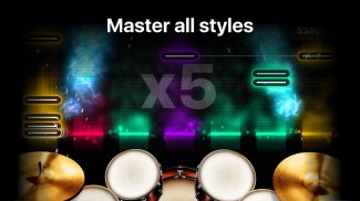 Drums: real drum set music games to play and learn screenshot 14