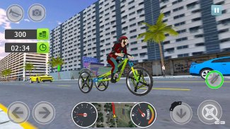 BMX Cycle Games - Taxi Games screenshot 3