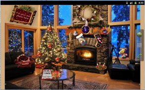 Christmas Fireplace LWP Deluxe screenshot 4