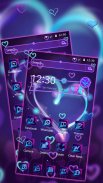 Shiny Neon Love Launcher screenshot 2