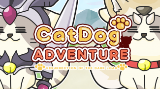 Cat Dog Adventure Casual RPG screenshot 2