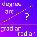 Plane Angle Converter Degree to Radian