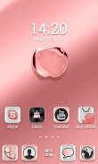 RoseGold Apple GOLauncherTheme screenshot 1