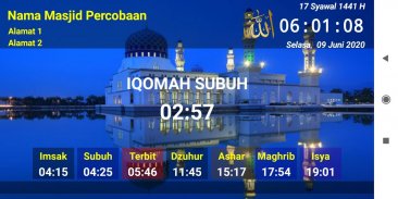 Prayer Times on TV - JWS NOOR screenshot 0