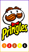 Food Logo Pixel Art Coloring screenshot 1