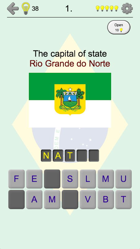 Que bandeira é esta? - Quiz das bandeiras do Brasil (Name that Flag Free)  by Tapps Tecnologia da Informação Ltda.