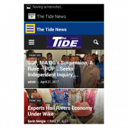 The Tide Newspaper screenshot 1