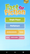 Fait ou fiction - Knowledge Quiz Game Gratuit screenshot 5
