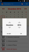 Calendario con Onomastici screenshot 2