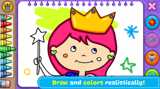 Prensesler - Boyama Kitabı ve Oyunları screenshot 5